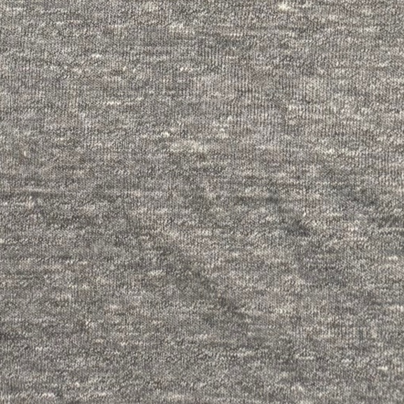 Chaser Tiered Ruffle Back Crew Neck Short Sleeve Knit Heather Gray T-Shirt M - Picture 14 of 16